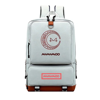 

Female Travel Backpacks Bag Mamamoo Fashion KPOP Backpack Women School Shoulder Bag Korean Bagpack Mochila Zipper Large Backpack