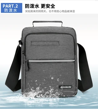 

Hot Sale 2020 High Quality Luxury Men Messenger Bags Oxford Man Bags Handbag Men's Travel Bags Small Crossbody Men Shoulder Bags