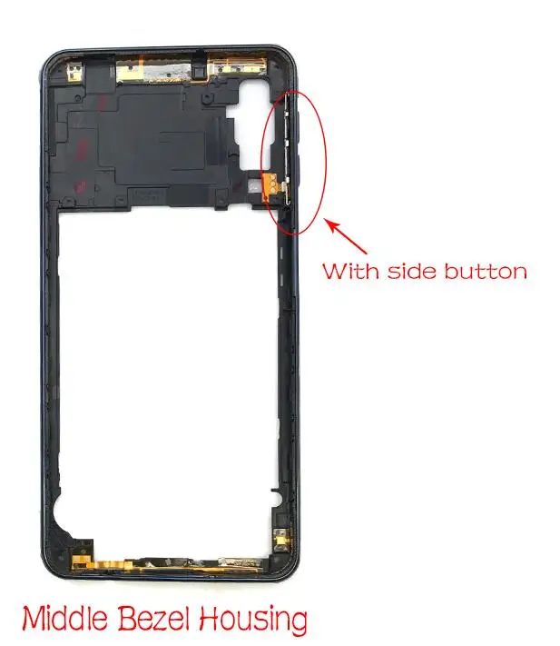 Новинка для Samsung A70 A705F заднее стекло задняя крышка корпус батарейного отсека