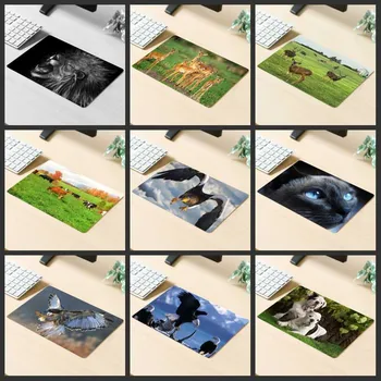 

XGZ Promotional Mouse Pad Animal Deer Eagle Bulldog Computer Keyboard Custom Logo Large Desk Mat Natural Rubber Non-slip Coaster