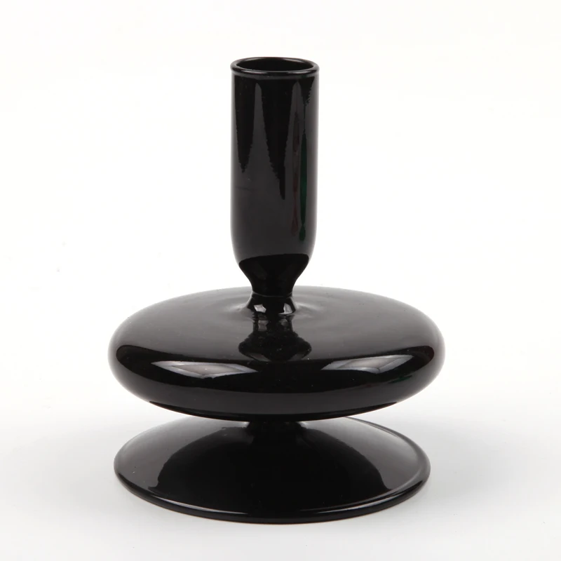 HeatResistant Crystal Glass Candle Holder Amen Crystal