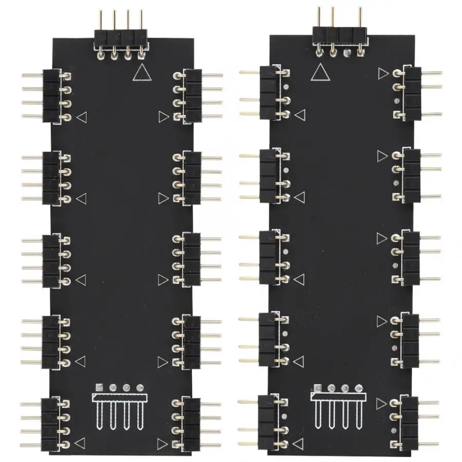Концентратор usb зарядное устройство Мини компьютер 10-канал RGB хаб ПК мод материнская плата вентилятор RGB кабель-удлинитель