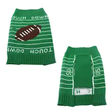 

Winter Autumn Warm Pet Coats DOM1071482 Lovely Knitted Football Design Dog Puppy and Cat Sweaters
