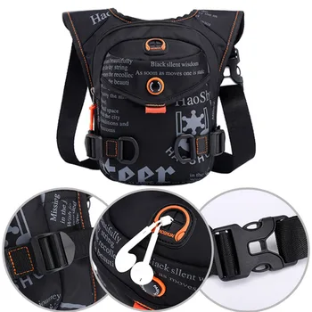 

Outdoor Chest Pack Thigh Portable Casual Multifunctional Waist Adjustable Strap Motorcycle Men Shoulder Bag Sports Riding Nylon