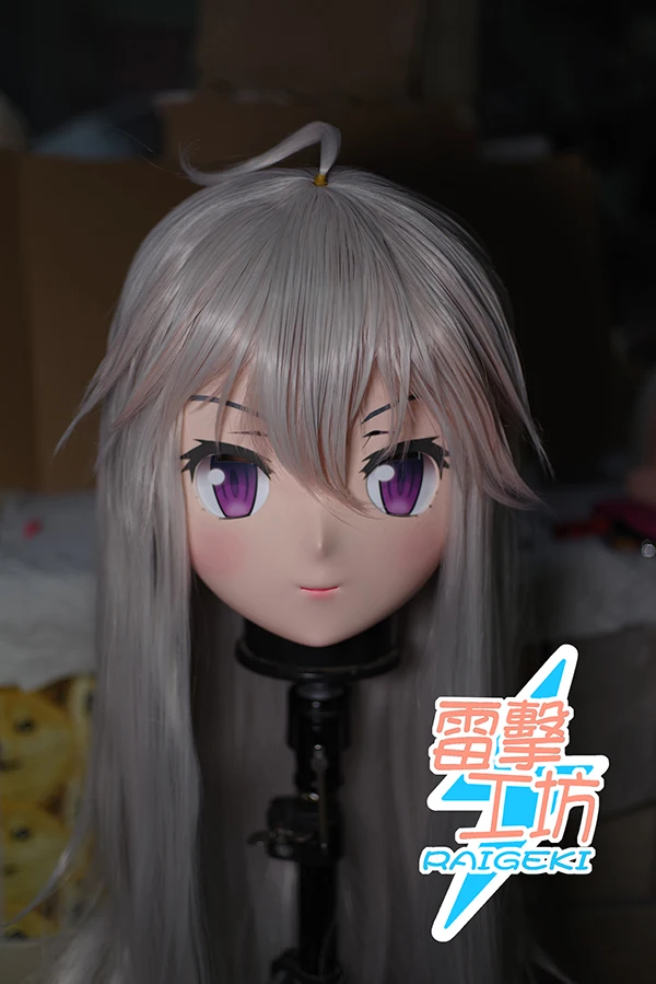 RAIGEKI MAKS 96) Силиконовая маска на голову 2/3 маска на Хэллоуин арбалет BJD кукла кигуруми аниме Zero Renata Evgenia Косплей Маска