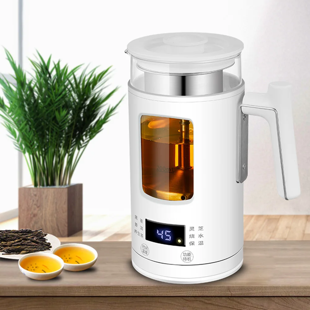 0.8l Health Pot Household Multifunctional Glass Automatic Office Small  Electric Flower Teapot Mini Tea Maker Samovar - Electric Kettles -  AliExpress