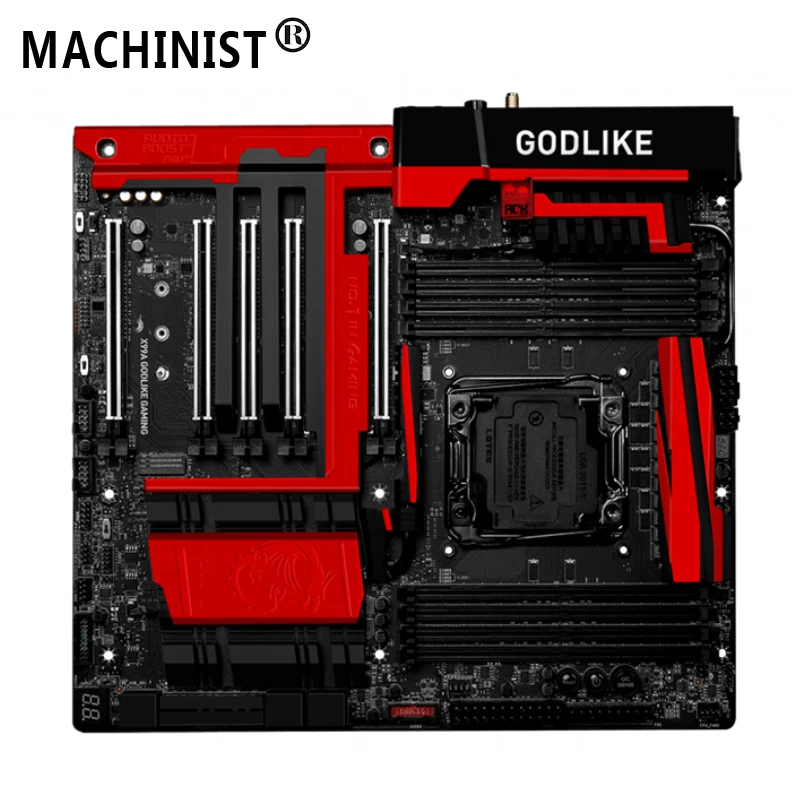 

For MSI X99A GODLIKE GAMING Desktop motherboard MB Intel X99 LGA 2011-V3 E-ATX DDR4 128GB SATA3.0 USB3.1 100% fully Tested