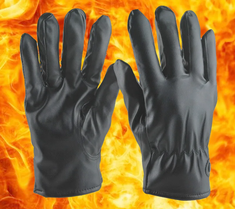

Warm Touch Screen Leather Gloves Waterproof PU Gloves for Male Motorcycles In Winter Winter Gloves Women and Man