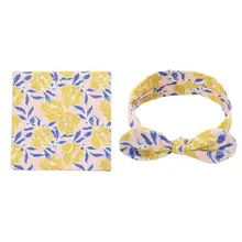 Мягкое одеяло для новорожденных, повязка на голову, набор пеленок с цветочным принтом, подарок для ребенка