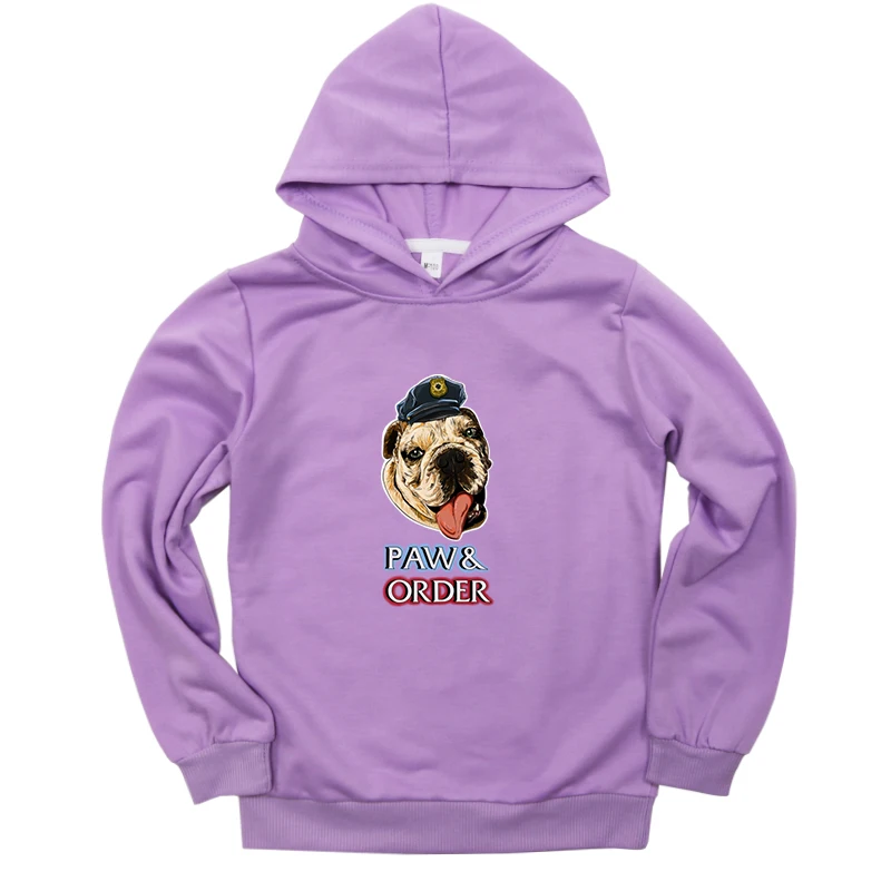 Kawaii puppy Dog/толстовки для малышей; Повседневная тонкая толстовка; толстовки для мальчиков и девочек; весенне-Осенняя детская одежда для подростков - Цвет: Hoodies 1