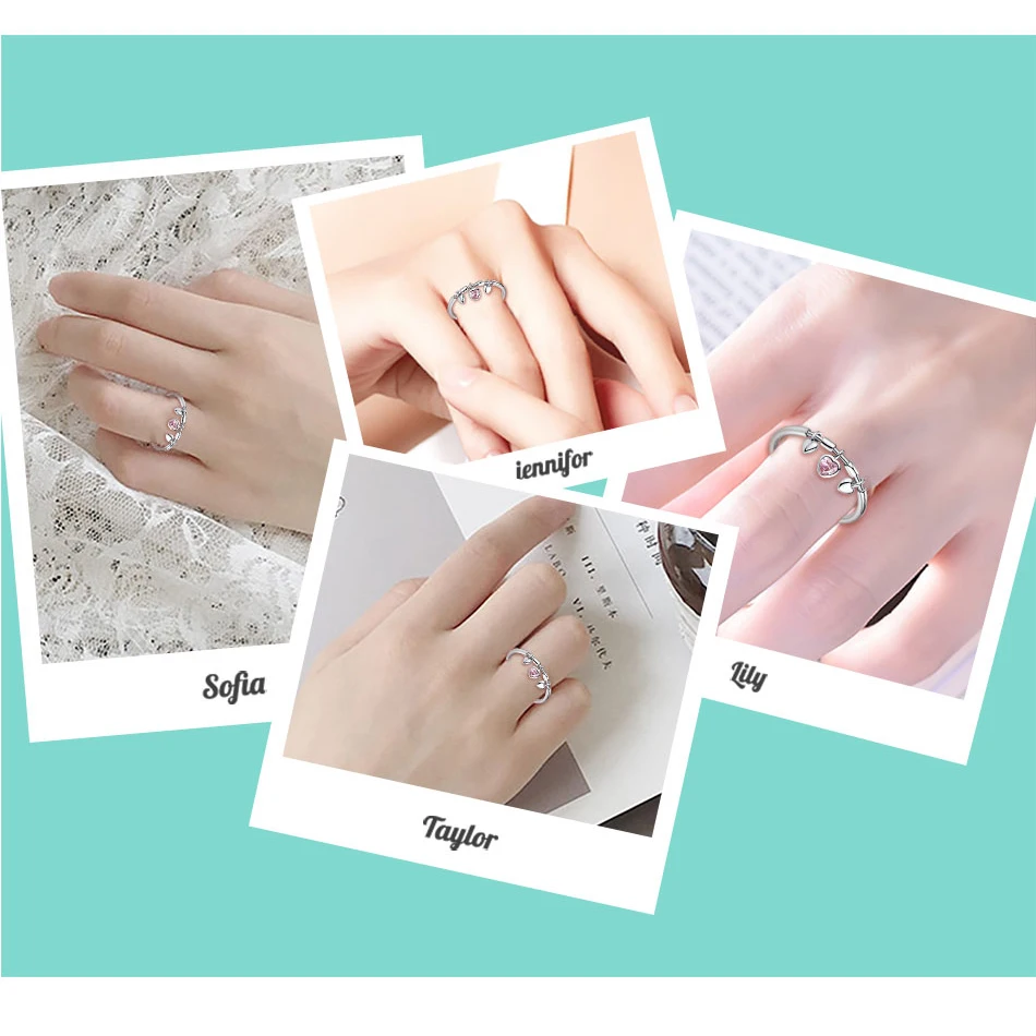 ELESHE 925 пробы Серебряное кольцо Forever Round Heart Crystal CZ кольца на палец для женщин обручальные свадебные массивные ювелирные изделия