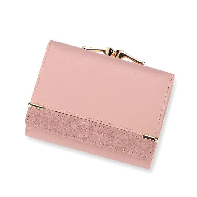 Women's Wallets Leather Luxury Designer Female Coin Purses ID Card Holder Wallet Short Ladies Money Bags Clutch Purse 2