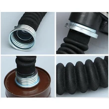 Противогаз шланг Прочный портативный безопасный резиновый практичный аксессуары для рабочего места растягивающийся Замена резьба разъем защита