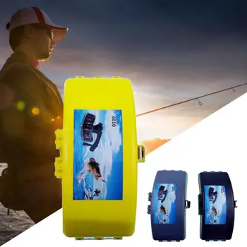 

Folding Fishing Waist Belt Bait Box Fishing Gear Storage Case Waterproof Tackle Box Outdoor Fishing Accessories