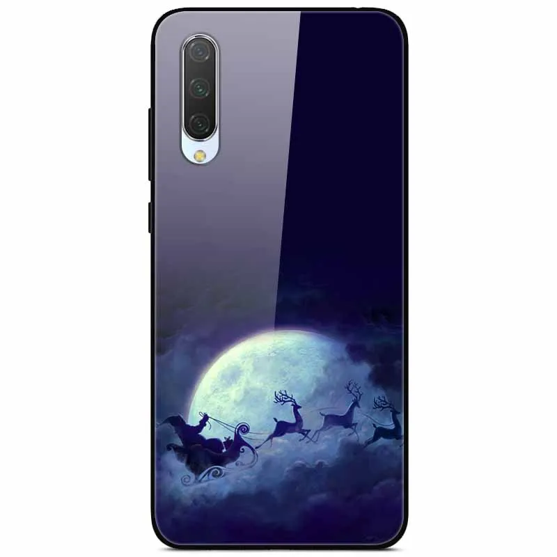 Рождественский чехол для Xiaomi mi 9 Lite чехол из закаленного стекла, жесткий чехлы для телефона для Xiaomi mi 9 чехол mi 9 SE чехол для Xio mi 9T Pro