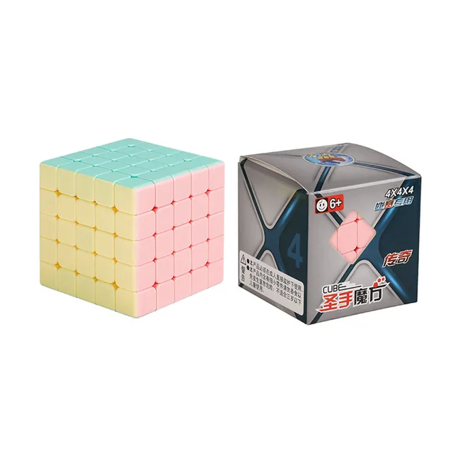 New Color Magic Cube Shengshou legend Macaron Stickerless Magic Cube 5x5x5/4x4x4/3x3x3/2x2x2 Cubing Classroom Macaron Speed Cube 5