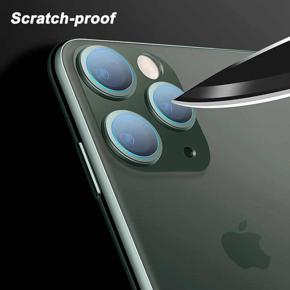 Закаленное стекло для объектива задней камеры iPhone 8 7 Plus XR X XS Max 11 прозрачная