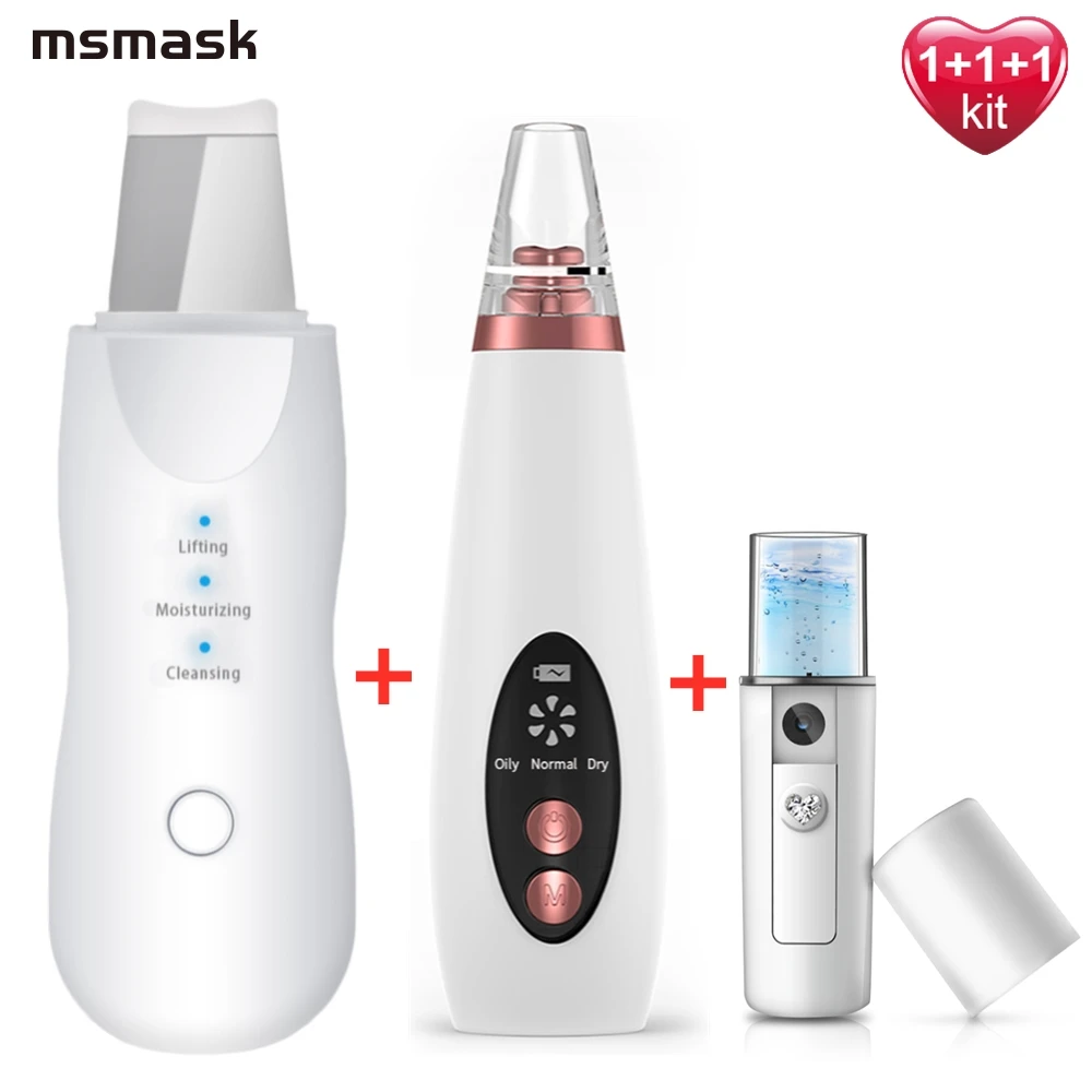 Pore-Cleaner Suction Skin-Scrubber Blackhead-Remover Facial-Steamer Nano Electric Vacuum-Face