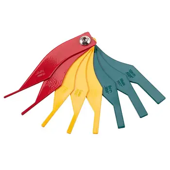 

8 in1 Brake Pad Lining Thickness Gauge Measure Ruler Tool Car