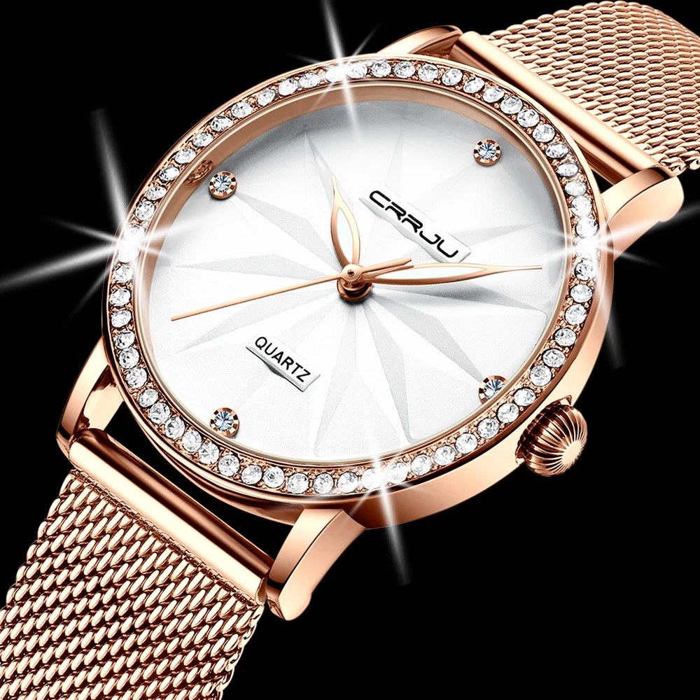Ladies Rose Gold Watch,Women Watch,Classic Style Watch for Women,Women Casual