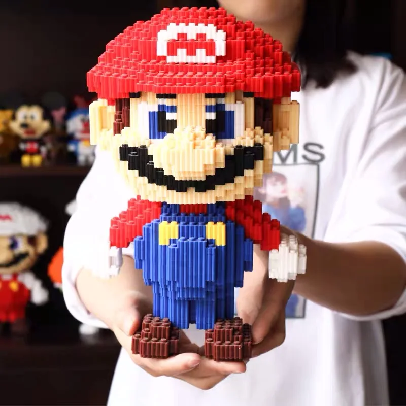 1650 шт Супер Братья Марио 3D модель строительные блоки мини алмазные DIY Кирпич