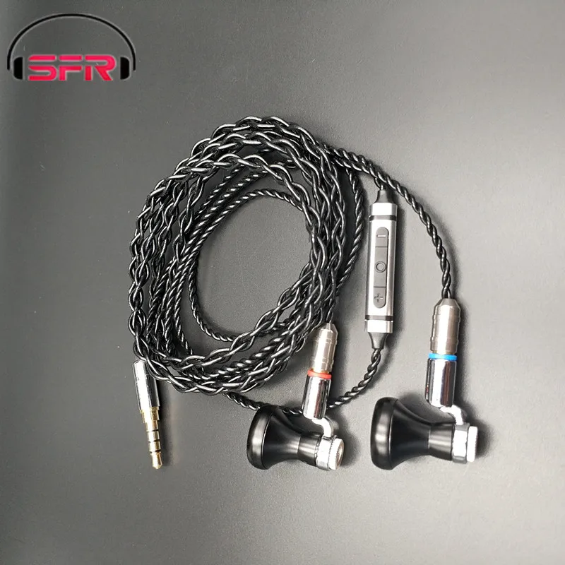 SENFER KP120 Плоские наушники HIFI затычка для ушей typeпротеин Мембранный блок спортивная fever MMCX сменный кабель dt6 \ pt15 \ pt25 \ v80 \ X6