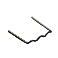 Agrafes semi ondulées en acier inoxydable, 100mm, 0.8 pièces, agrafes pour réparation de soudage du pare chocs en plastique de voiture