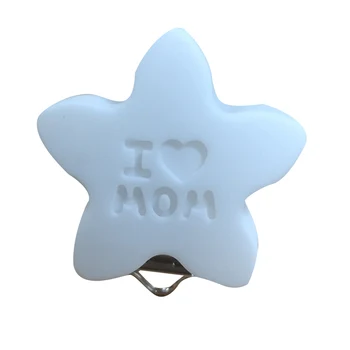 

Cute Anti Lost Pacifier Clip Durable Baby Round 3 Holes Practical Colorful Duckbilled Silicone Portable Bite Resistant Non-toxic