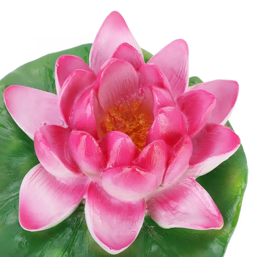 Floating Pond Decorations Water Lily/Lotus Foam Flower Garden Décor