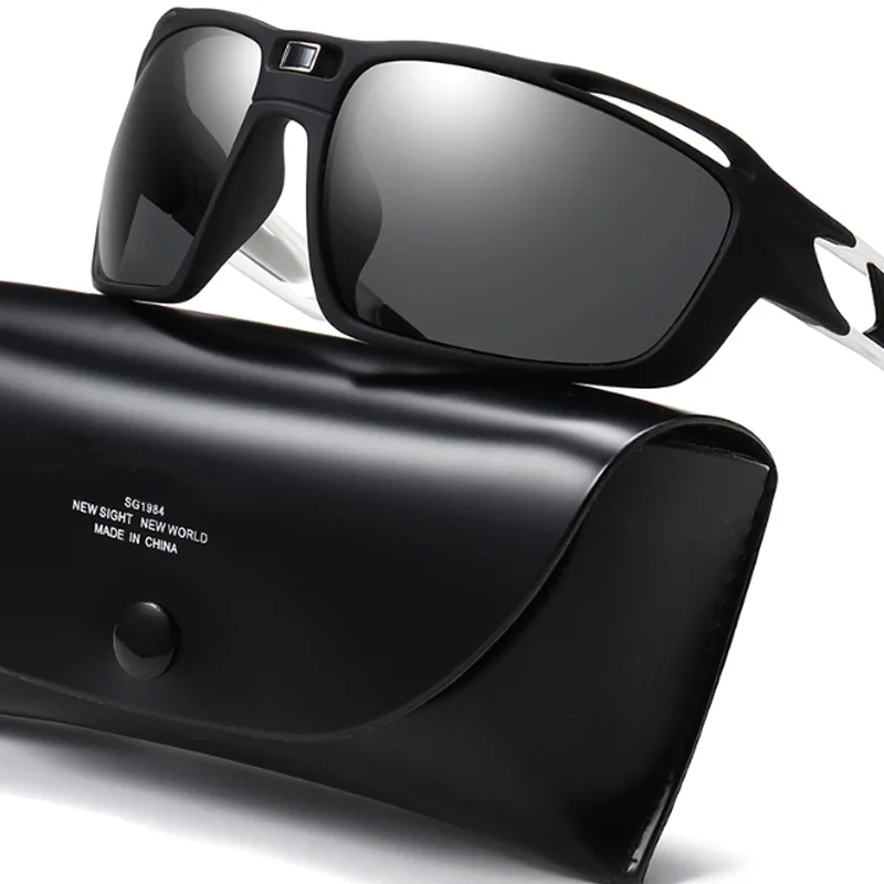 

2019 Metail Frame Quality Oversized Spring Leg Alloy Men Sunglasses Polarized Brand Design Male Sun Glasses Driving glasses