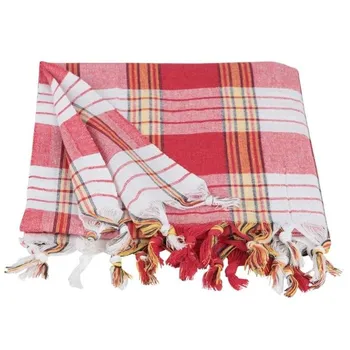 

Pestemal English Bath Towels 80x180% 100 Cotton Fushia Made In Turkey
