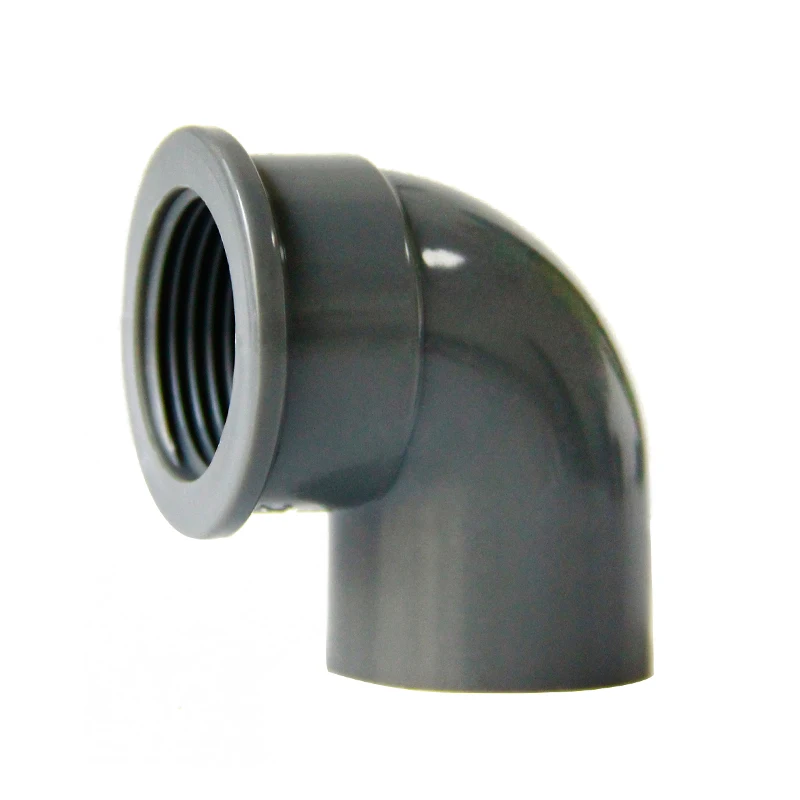 20 мм 25 32 ID x 1/2 &quot3/4&quot 1 &quotBSP Женский 90 градусов налокотник серый ПВХ переходник для