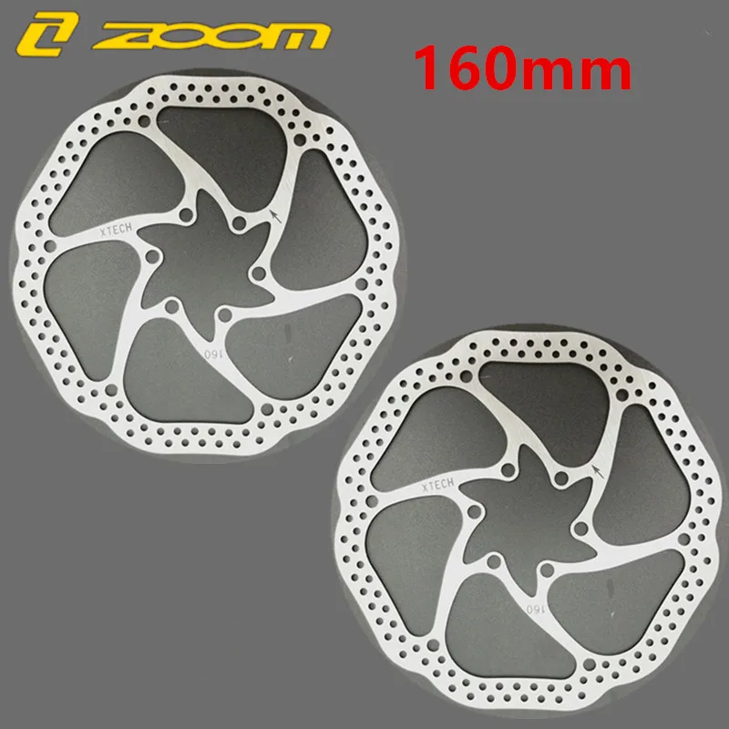 160mm lace2 Зум дисковый тормоз горного велосипеда велосипедный тормоз ротор Гидравлический дисковый тормоз велосипедная тормозная колодка 140 мм/160 мм/180 мм/203 мм - Цвет: 160mm lace2