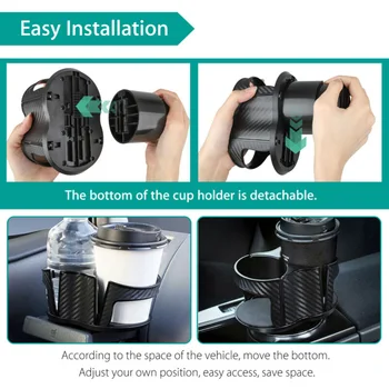 

2in1 Car Seat Cup Bottle Holder Drink Beverage Coffee Auto Truck Mount Universal Brand New Interior Accessories