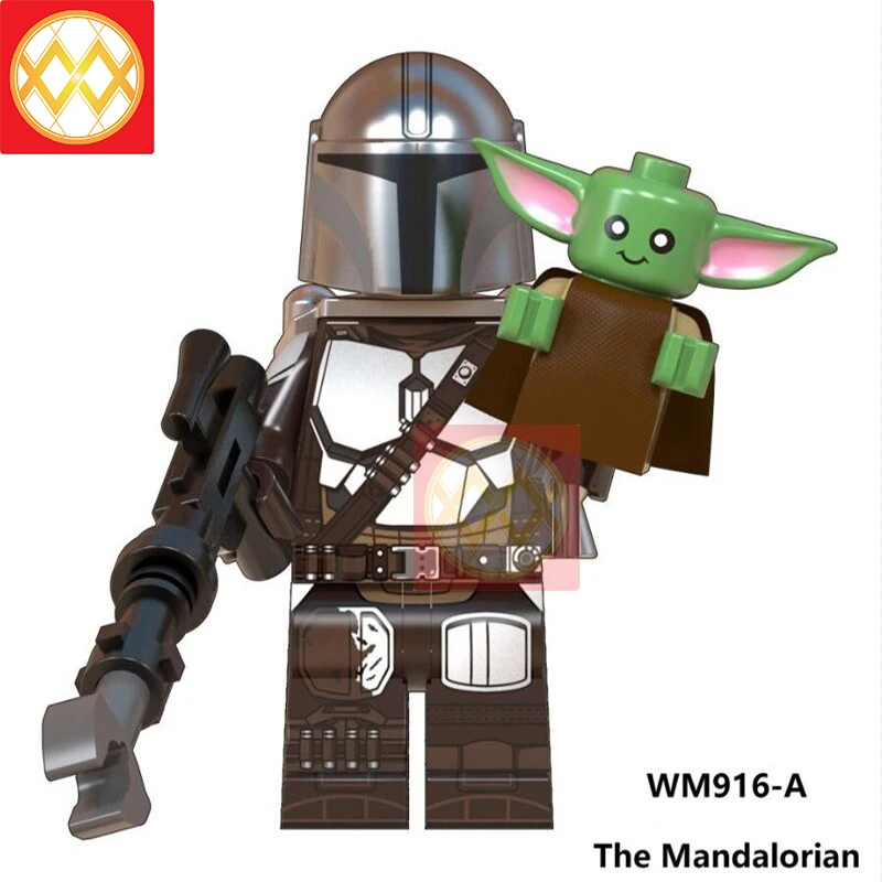

Star Wars Figures Knights of ren The Mandalorian Baby Yoda Darth Vader Dooku Sidious Yoda Building Blocks bricks toys