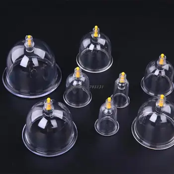 

Wholesale 30pcs/lot Cupping Cups Set Vacuum Cans Banks Cupping Therapy Set Massage Suction Cup Kit