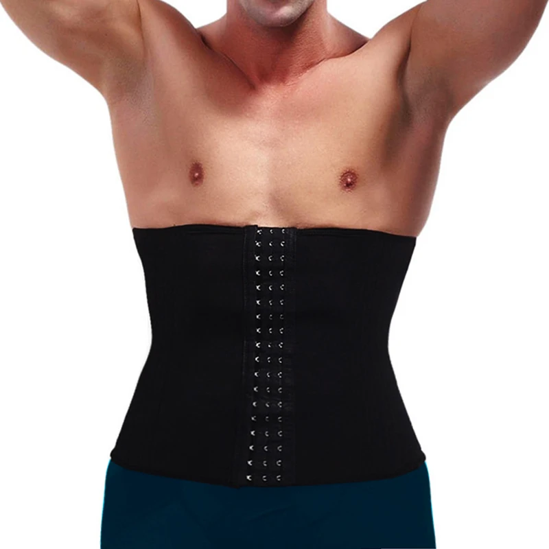 XXS XS Men Firm Tummy Control Trimmer Waist Trainer 8 Steel Bone Slim
