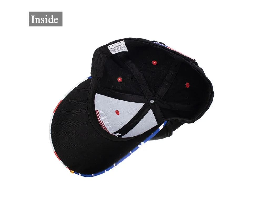 Joymay New American Flag Haliaeetus leucocephalus Embroidery Baseball Cap Sports Outdoor Hats B669