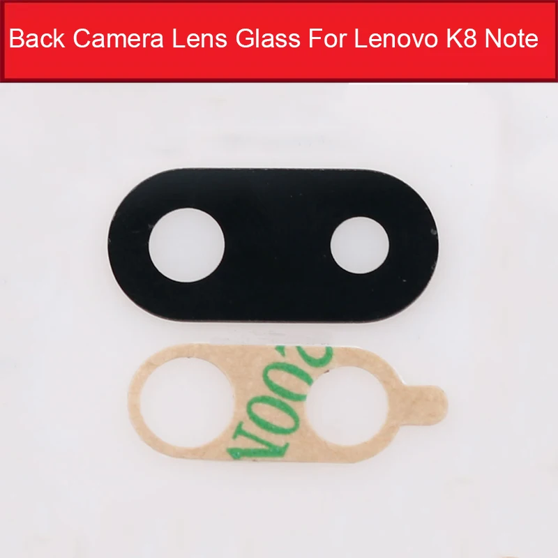 Объектив задней камеры чехол для Lenovo K5 K6 K8 Note ZUK Z1 Z2 Задняя крышка объектива камеры+ клейкая наклейка Замена Ремонт - Цвет: K8 NOTE