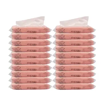 

20 Packs Portable Toilet Paper Native Wood Pulp Two Layers Paper Tower Napkins Paper For Restaurant Car Home Kitchen Bathroom