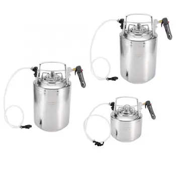 

Stainless Steel Beer Keg System Dispenser Kit with Hose Faucet for Beer Storing Dispensing barware wine Cocktail Bar Tools
