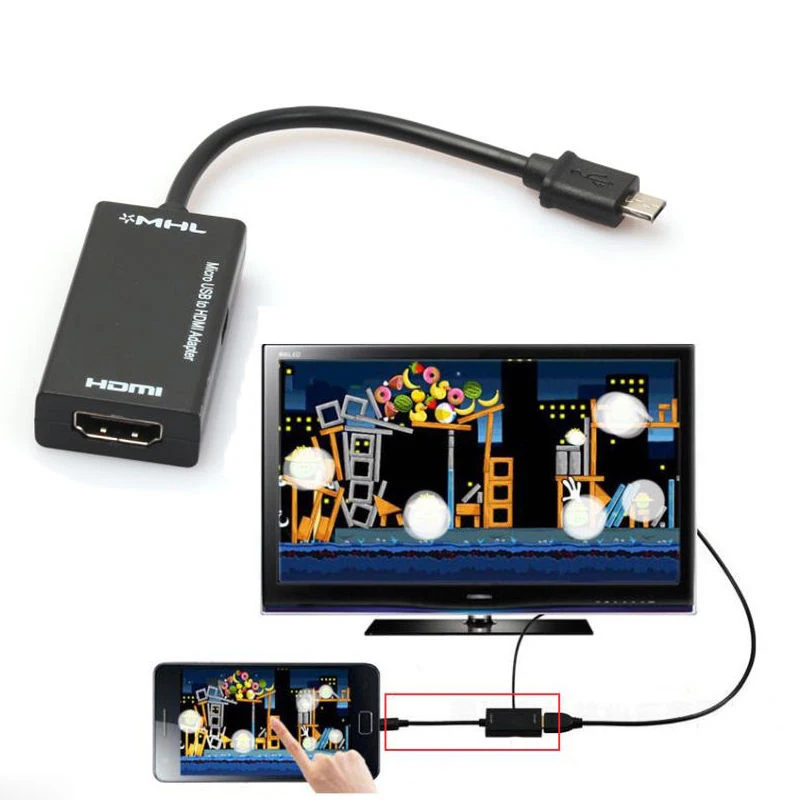 Мини Micro USB 2,0 MHL к HDMI 1080P кабель-переходник для телевизора для samsung Galaxy Android htc sony HD tv