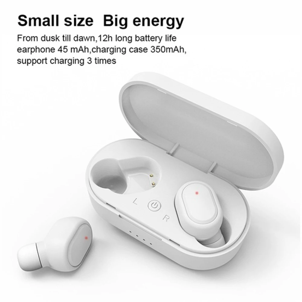 

M1 TWS Bluetooth Earphone 5.0 True Wireless Headset With Mic Handsfree AI Control For xiaomi Redmi Earphone Stereo Headset