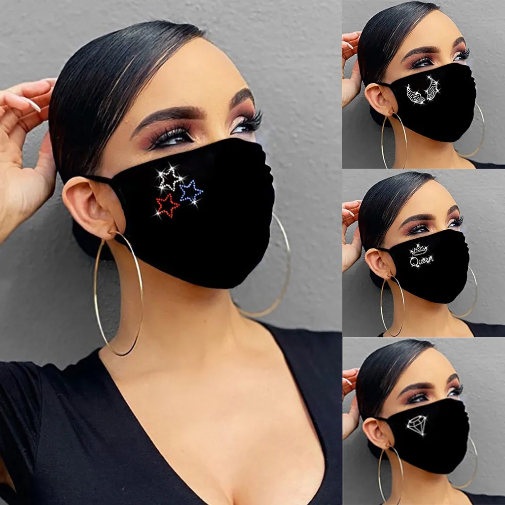Mascarillas Мода Моющиеся Многоразовые маски для лица взрослых женщин на открытом