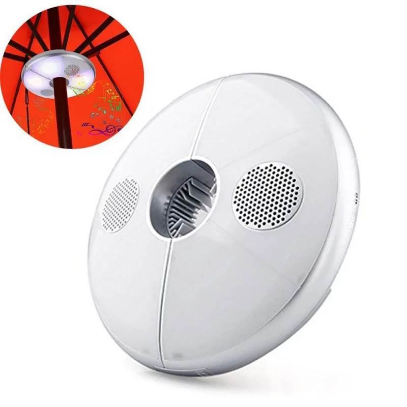 

Bluetooth Speaker Multifunction Outdoor Camping Smart Tent Emergency Light 7 Color 48 LED Sun umbrella Lamp Wireless Speaker