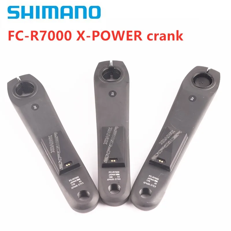 Shimano-xcadey 105 r7000付き左クランク,X-POWER 165 170mm  172.5mm,充電式メーター,gpsサポート,ant,bluetooth