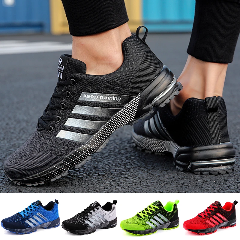 Running Shoes Sneakers Jogging Comfortable Large-Size Mens New Lace-Up 48 Male Walking