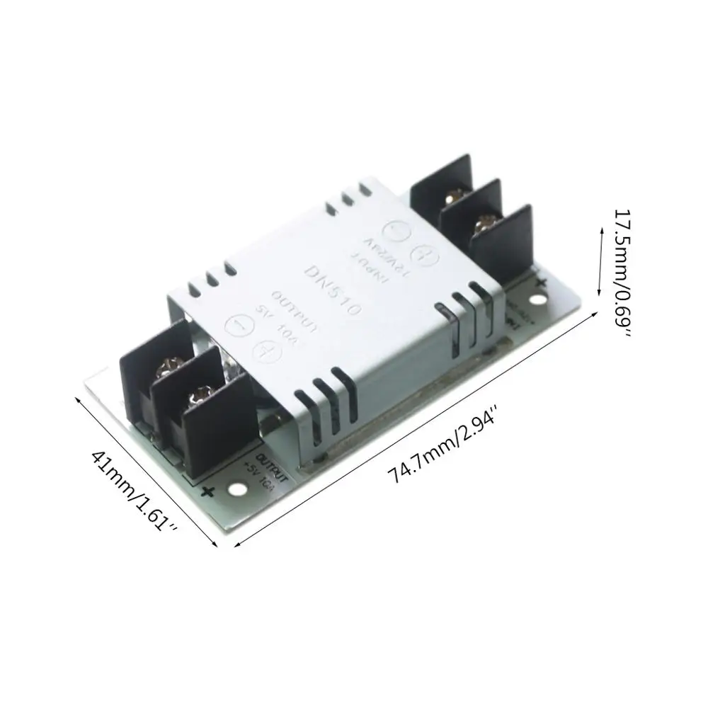 24V DC/DC 5V 10A автомобиля понижающий преобразователь Напряжение регулятор Питание адаптироваться