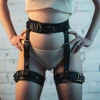 CKMORLS Erotic BDSM Bandage Leather Leg Harness Garter Sexy Body Strap Harness Adult Sex Products  Leather Belts For Women's ► Photo 2/6