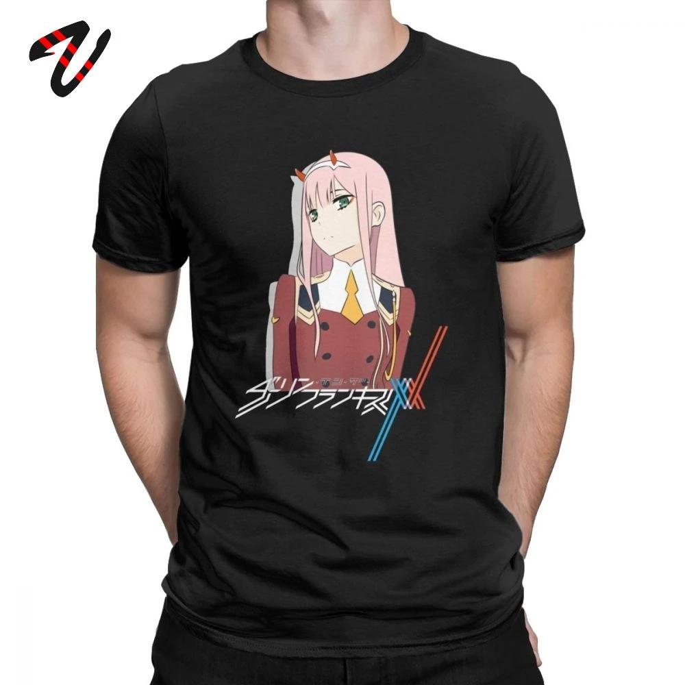 Шикарный Аниме футболки Darling в Franxx DarliFra ноль два футболка человек короткий рукав